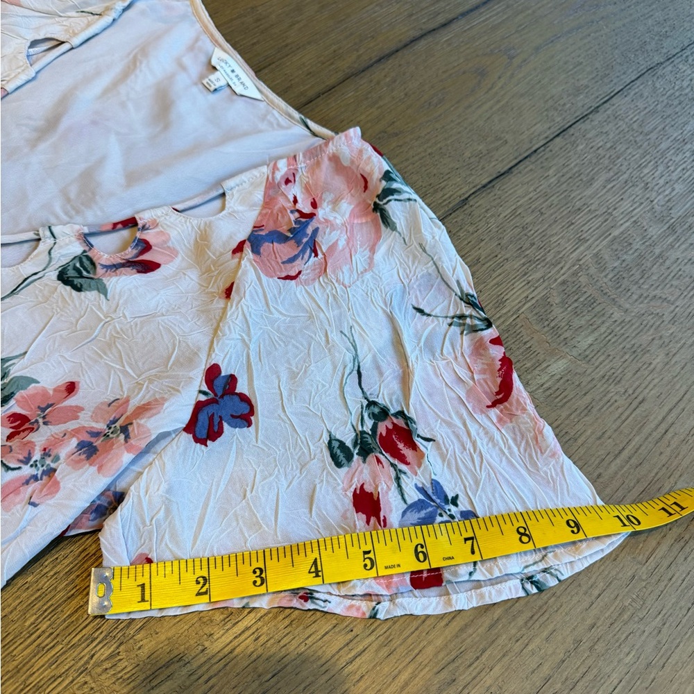 Lucky Brand / Floral Peasant Blouse Sz S - Picture 8 of 11